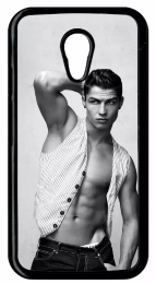 Coque smartphone - Cr7 cristiano ronaldo body beau gosse - compatible avec Motorola Moto G (2nd gen) - Plastique - bord Noir